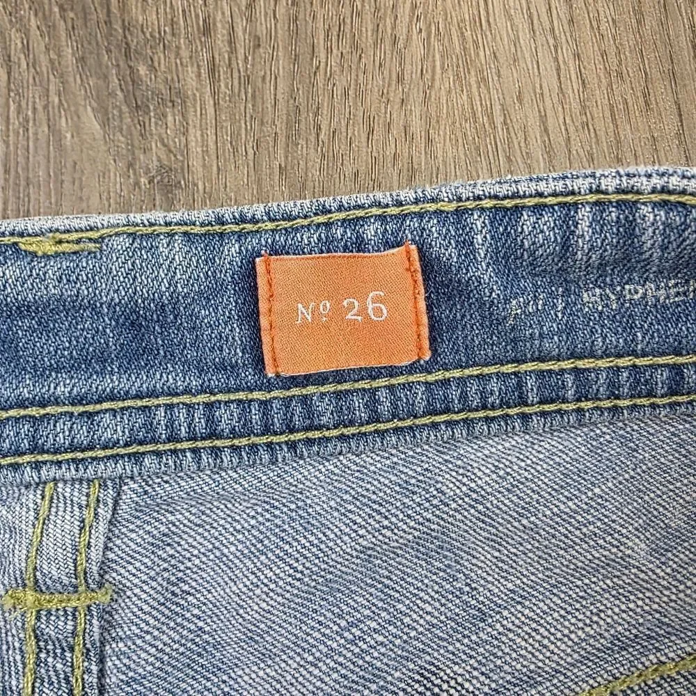 Anthropplogie Pilcro And The Letterpress Paint Splattered Denim Shorts Size 26 - Picture 8 of 10